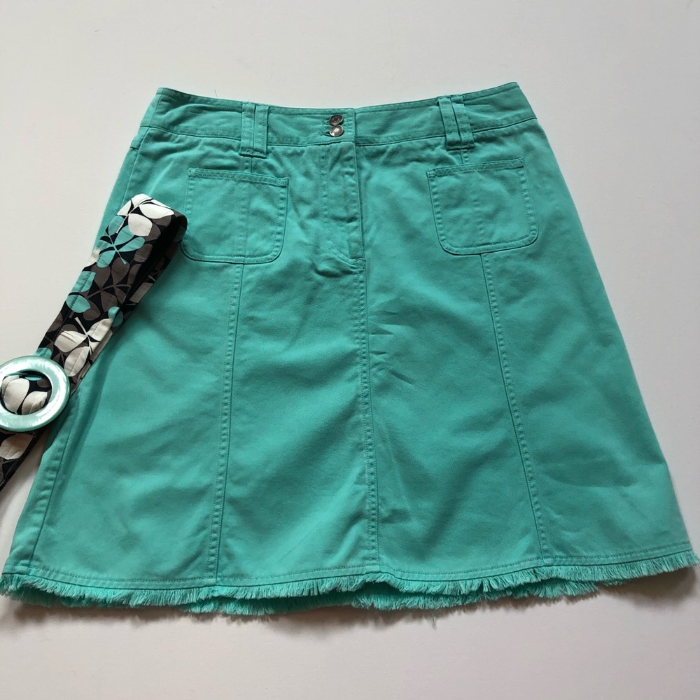 Harold’s Teal Skirt